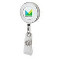 Retractable Metallic Badge Holder